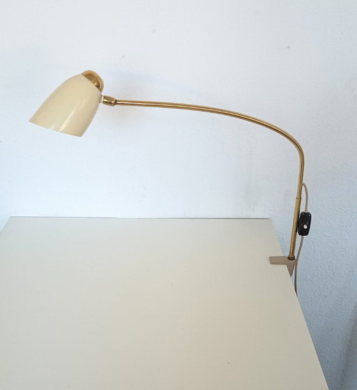 Lámpara de escritorio Arredoluce de los años 50 – bureaulampen, Metal, Brass, Vintage