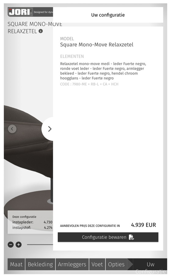 Image 1 of Poltrona relax Jori Square