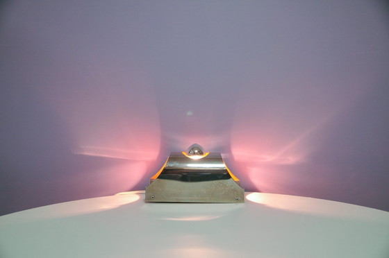 Image 1 of lampada da parete vintage cromata