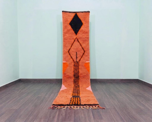 Tappeto Runner Berbero in Lana 80/270cm – vloerkleden en tapijten, Wool