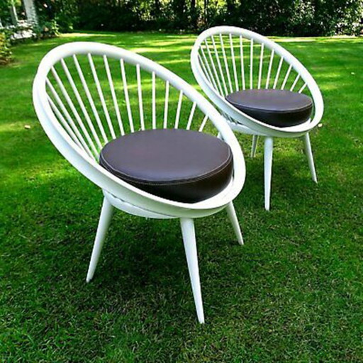 Pair of Vintage Lounge Chairs