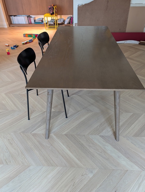 Image 1 of Eettafel 200*900 en traditie tussen sk5 gerookt eiken