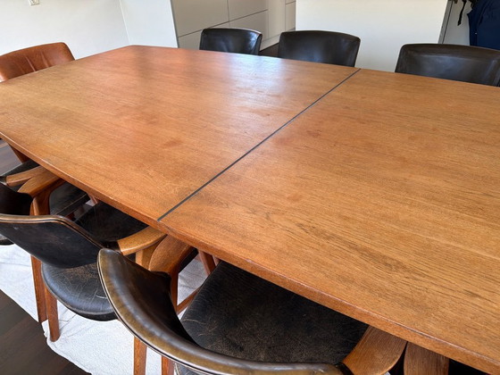 Image 1 of 8 Kirkegaard Model 42 met origineel leer bekleed, voor renovatie