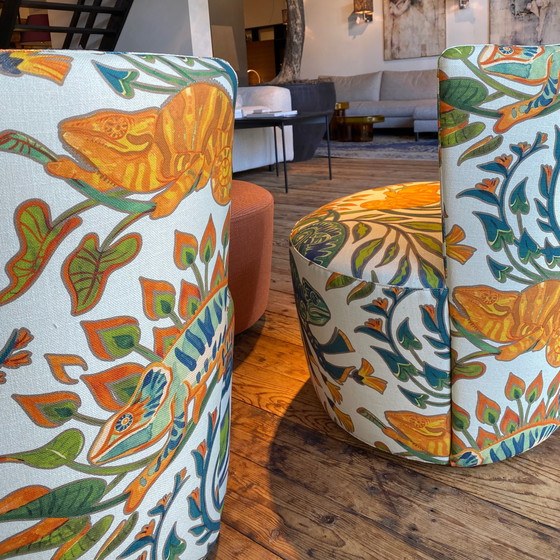 Image 1 of Verzelloni  Emily fauteuil (set van 2) met poef