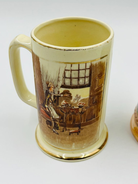 Lot 2 Chopes à Bière Vintage – Verres et carafes, Céramique (photo 3 of 9)