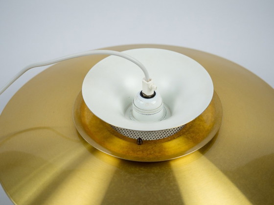 Danish Vintage Roma2 Pendant Lamp by Junge, 1980s – Aluminium (photo 6 of 9)