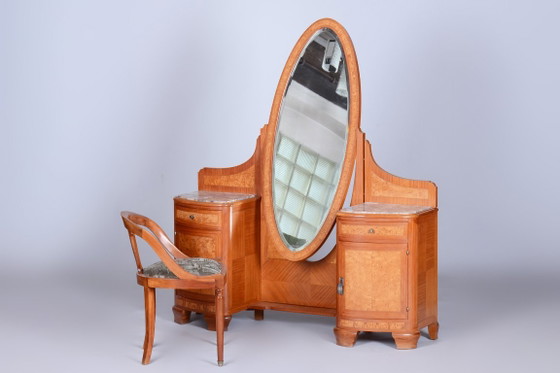 Gerestaureerde Art Deco Unieke Slaapkamer Suite, door Louis Majorelle, Frankrijk, jaren 30 (photo 12 of 168)