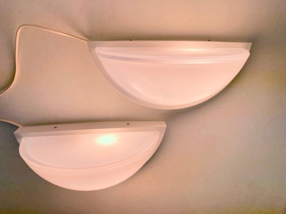 Image 1 of Deux appliques murales de Glashütte Limburg, design des années 1970/80