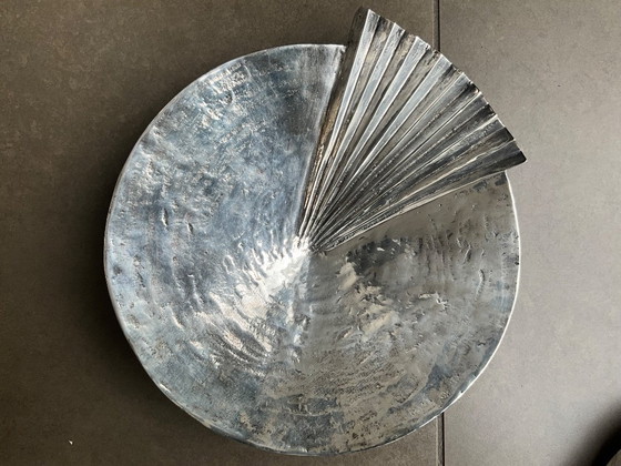 Image 1 of Wunderschöne, schwere, versilberte Designerschale