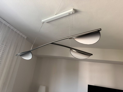 Flos Almendra Organic S3 Y Long Anthracite – Patricia Urquiola – hanglampen, Aluminium