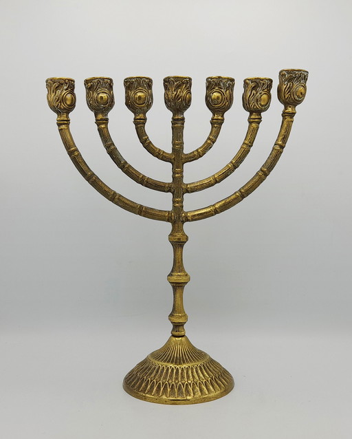 Bronze Menorah XL candlestick