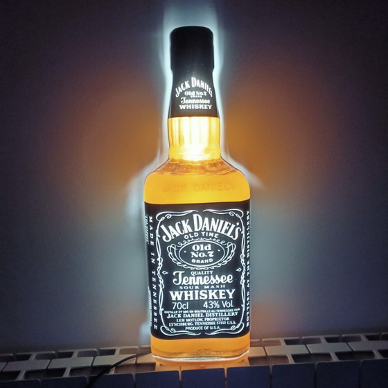 Image 1 of Affiche lumineuse vintage Jack Daniels