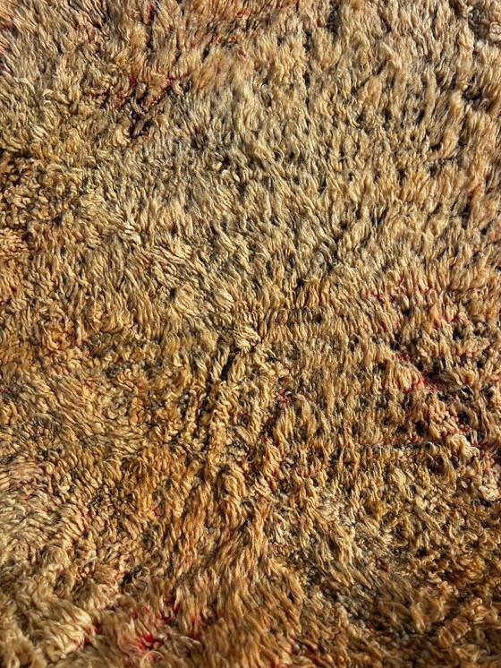 Image 1 of Authentic Moroccan Vintage Boujad Berber Wool Rug 210x370 cm