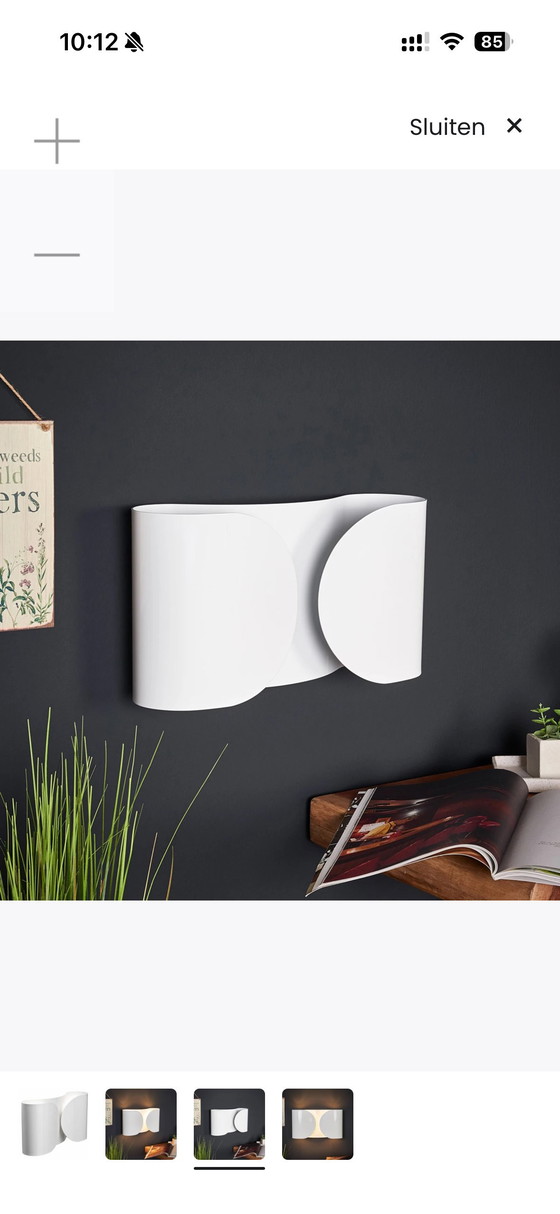 Image 1 of Flos Foglio wandlampen wit - juego de 2 unidades por pieza