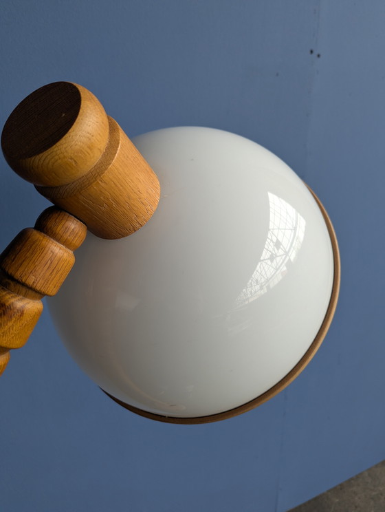 Image 1 of lampadaire vintage en bois