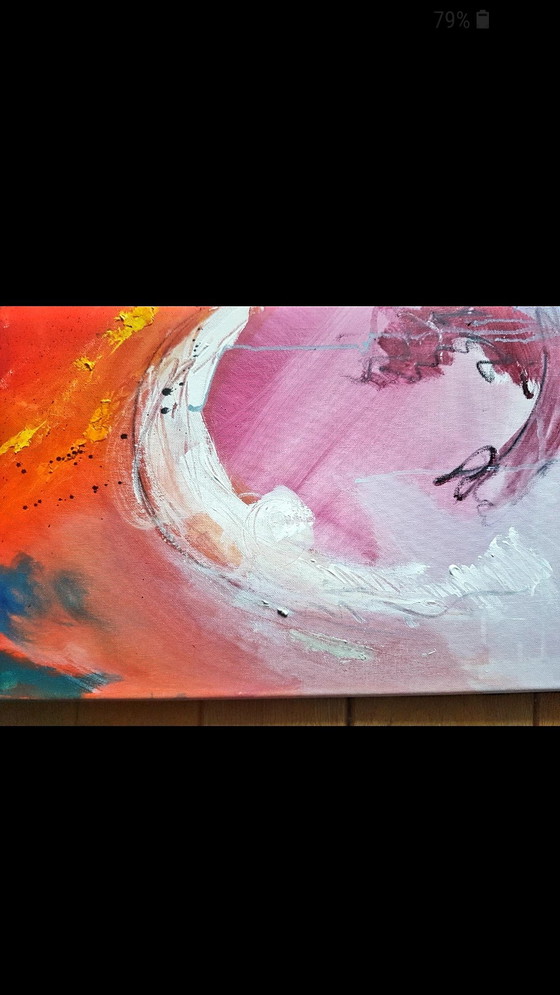 Image 1 of Abstract schilderij,Go Inside