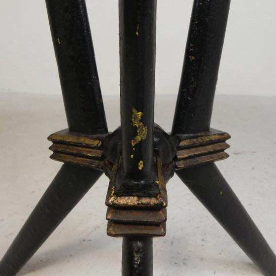 Image 1 of Bistro table with Bakelite top Berc Antoine Paris, 1950s
