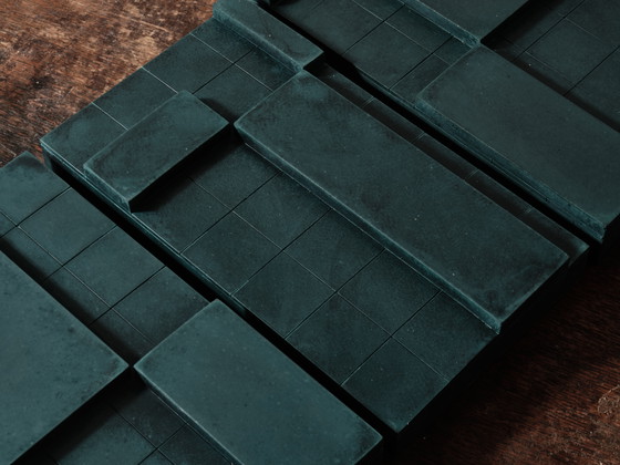 Image 1 of Ensemble de 3 objets muraux brutalistes