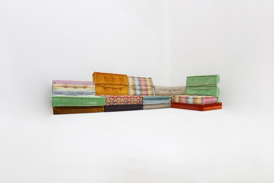 Image 1 of Divano Roche Bobois Mah Jong Missoni design di Hans Hopfer, set di 15