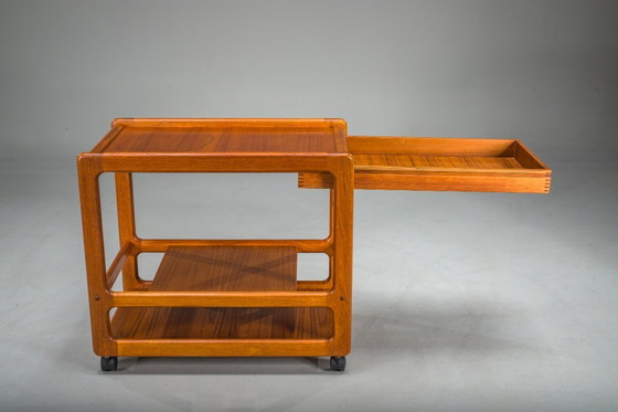 Image 1 of Carrello bar vintage in teak di Vildbjerg Møbelfabrik, Danimarca, anni '60