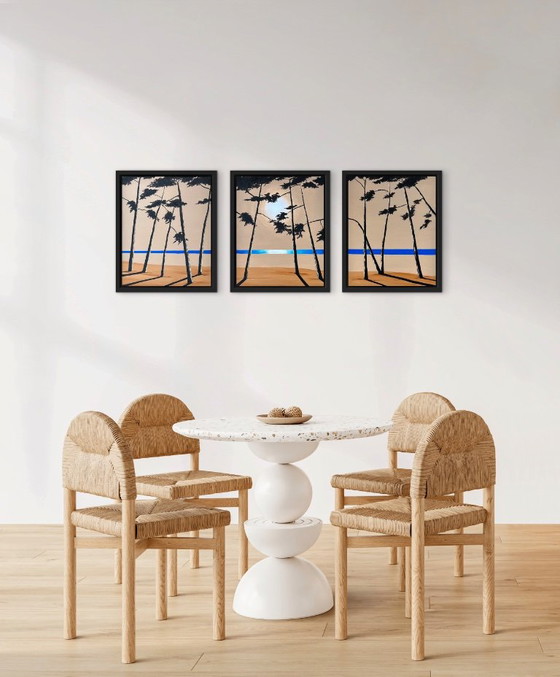 Acrylic Triptych 120x50 – Paintings & Drawings, Canvas (photo 15 of 16)