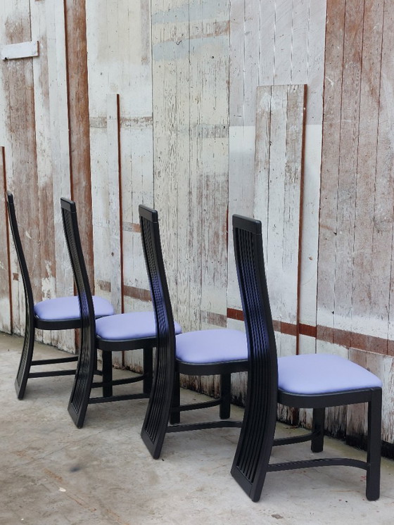 Image 1 of Sedie modello L4k 252 di Liberty, set di 4. Design