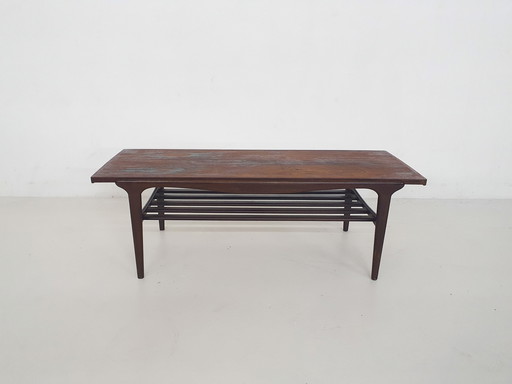 Vintage coffee table with reversible top, The Netherlands 1950's