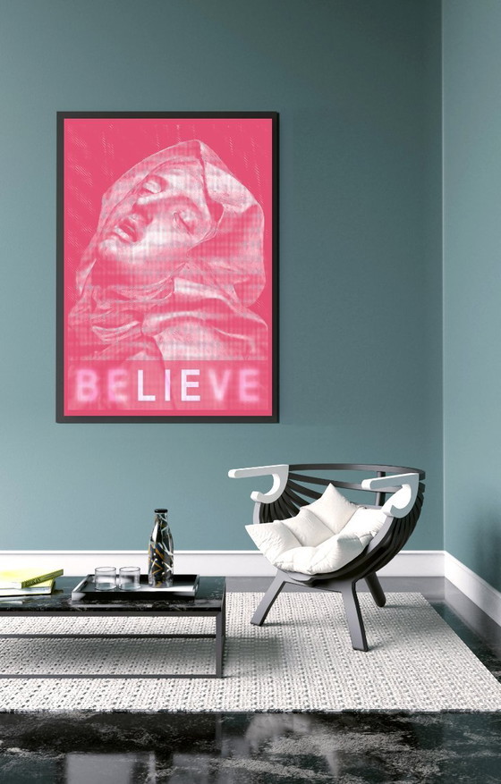 Image 1 of Creer - El éxtasis de Santa Teresa. Creencia y mentira - Póster 70 x 100 cm