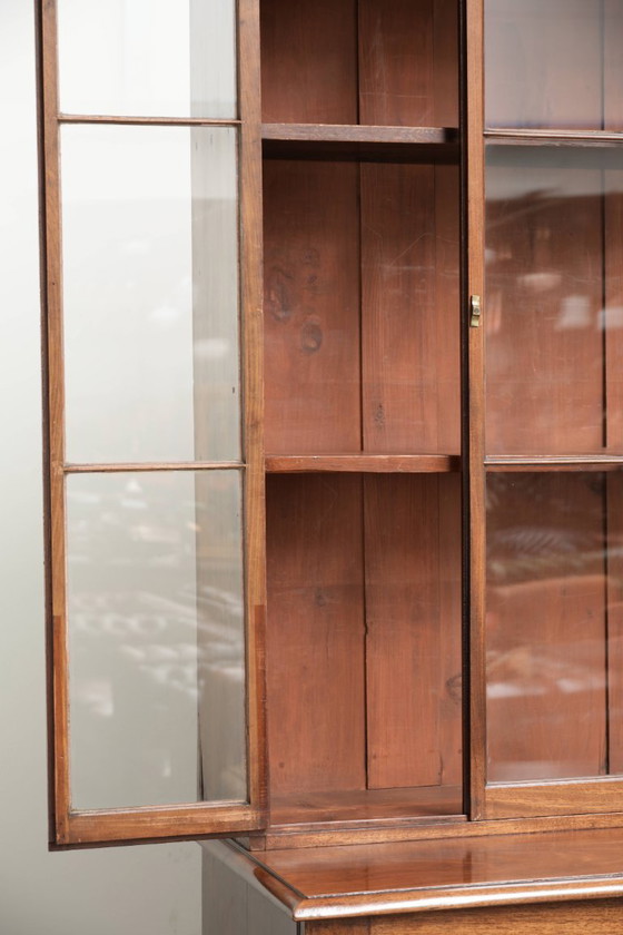 Wunderschöner antiker englischer Buffetschrank aus dem frühen 19. Jahrhundert im gotischen Stil mit (photo 11 of 19)