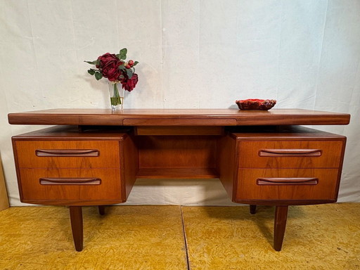 Mid-Century Retro Vintage Teak Desk / Dressing Table by G Plan – Fresco Range 1960  Designed by Victor Wilkins • Afromosia Edge 