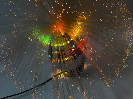 Image 1 of Lampada vintage • Fibra ottica • Era spaziale • 1970