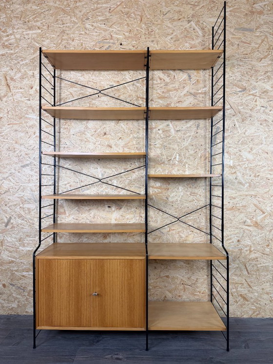 Jaren 60 70 Essen Wandrek Wall Unit Van WHB Duitsland Mid Century – Metal, Wood (photo 11 of 18)