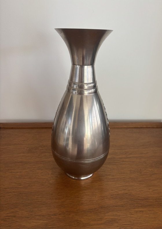 Vaso Art Déco antico di RIO Tiel (Daalderop) – Vasi, Metal (photo 4 of 10)