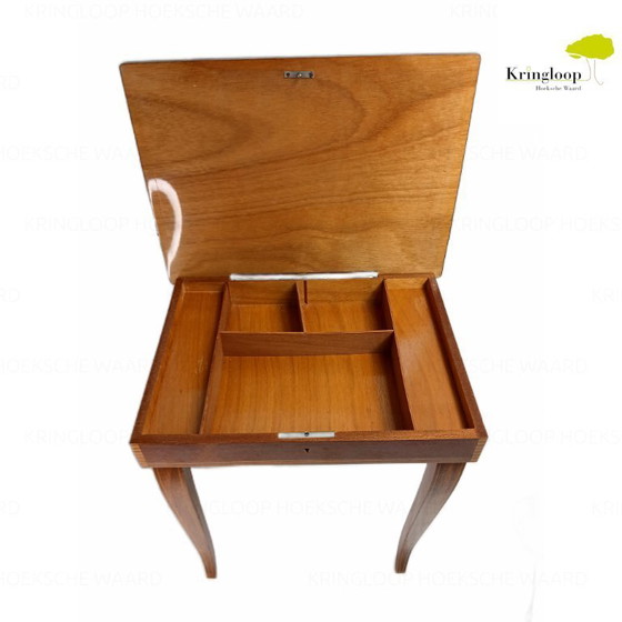 Image 1 of Sorrento Music Table Intarsia Inlay 60s Retro