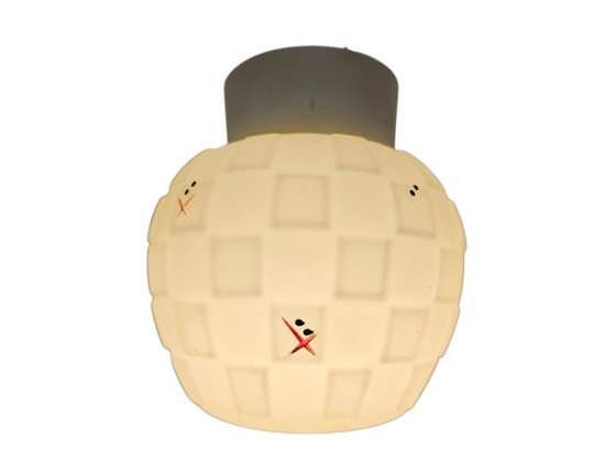 Image 1 of Philips - Space Age - vetro satinato - lampada da soffitto - Olanda - anni '50