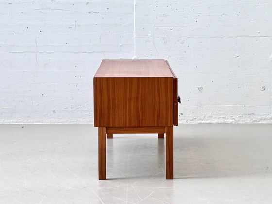 Image 1 of Mobile basso danese in teak di metà secolo con quattro cassetti, anni '60