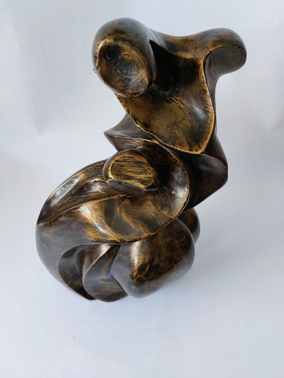 Image 1 of scultura astratta in legno