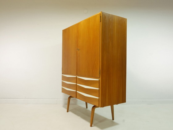 Image 1 of Vintage multi-purpose cupboard / bookcase / linen cupboard - Hellerau, Series 427/N, 1960s, Germany