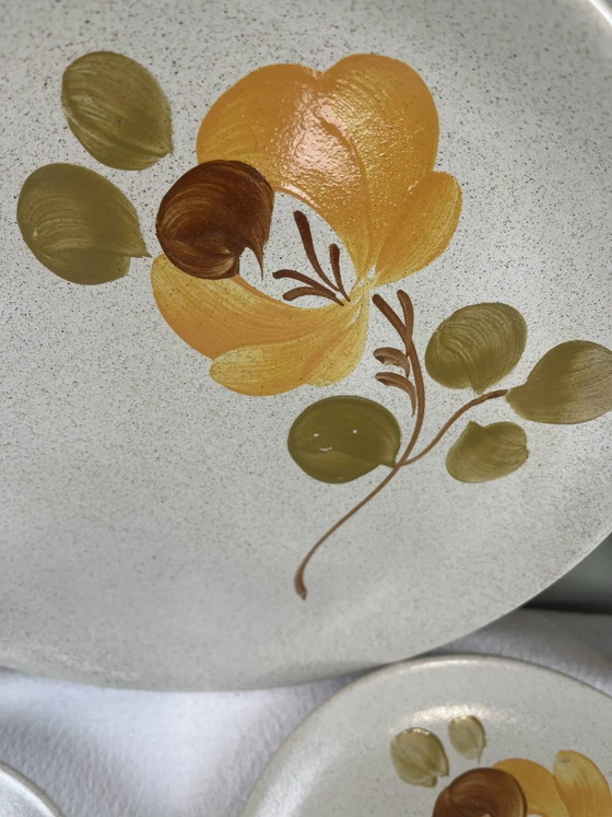 Handbemaltes Steingut Geschirr – Porcelain, Vintage (photo 7 of 9)