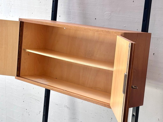 Image 1 of Étagère murale télescopique avec armoire suspendue, années 1960
