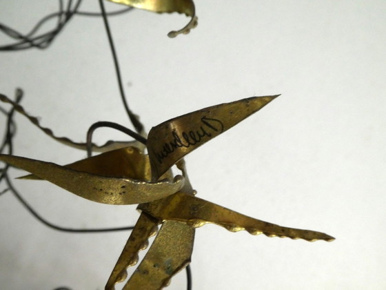 Brass Wall Sculpture by Daniel D'Haeseleer, 1970s (photo 4 of 11)