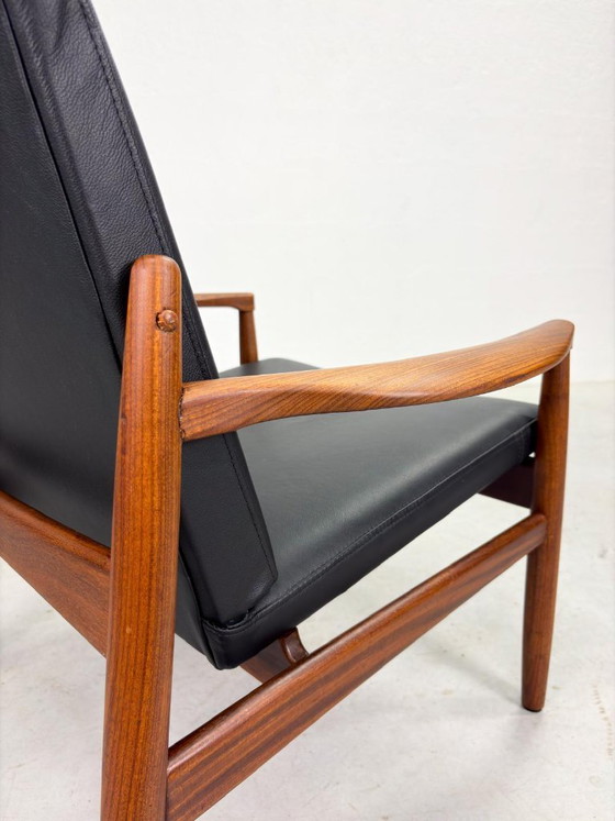 'Viken' Armchairs by Tove & Edvard Kindt Larsen for OPE – Leather, Wood (photo 20 of 20)
