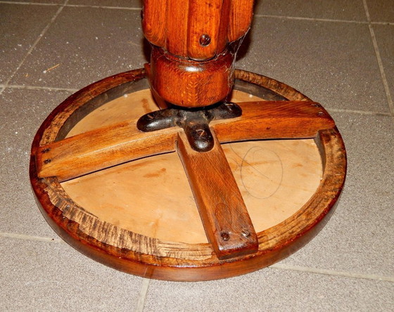 Image 1 of Originaler antiker Klavierstuhl im Thonet-Stil mit Intarsien