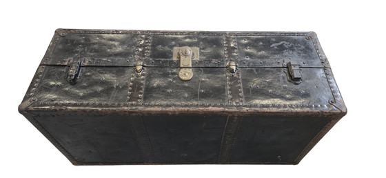 Image 1 of Rare Vintage Steamer Trunk