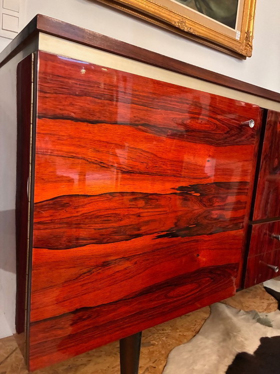 Vintage dressoir van palissanderhout in mid-century stijl – Wood (photo 14 of 16)
