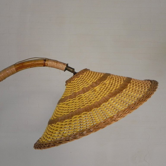 Image 1 of Standing bamboo lamp, 1950s