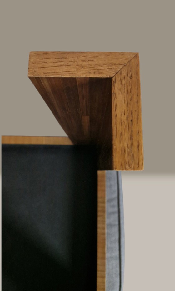 Image 1 of Benoît Cazes marquetry wood coffee table 2023 - Art Deco reissue by Jean-Michel Frank