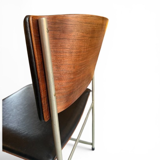 Image 1 of Set van zes SM08 eetkamerstoelen van Cees Braakman voor Pastoe, Nederland 1964