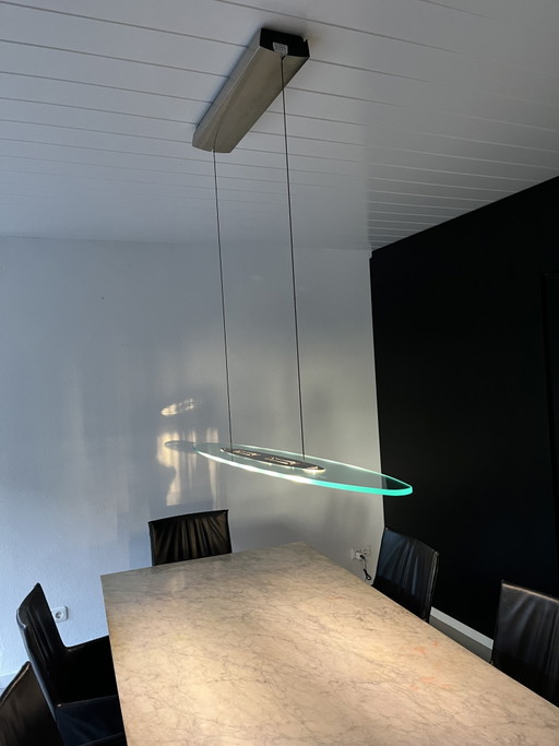 Pendelleuchte Gio Queen Elisabeth 140 cm Klarglas