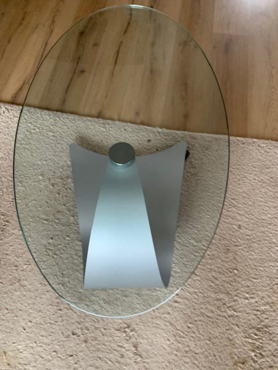 Image 1 of table d'appoint en verre